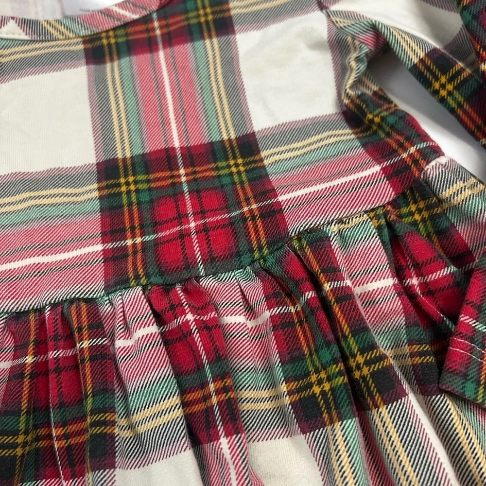 Hanna Andersson Red and Green Plaid Kids Dress